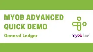 MYOB Advanced Demo - General Ledger