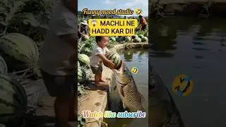 😂🍉 Tarbooz Aur Machli Ka Sabse Funny Scene! End Tak Dekho 😱 funny mood studio 🤣