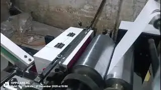 Tissue paper making machine with double colour online printing