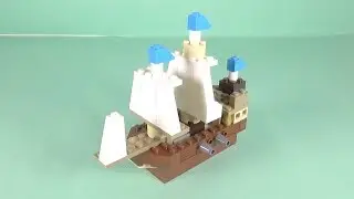 LEGO Pirate Ship Building Instructions - LEGO Classic 10717 