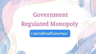 Government. Regulated Monopoly.