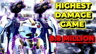 WR - My Highest Damage Game Ever - 8.8 Million Damage Mk3 Maxed Gameplay | War Robots
