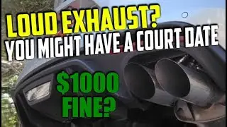 PARTIES OVER - NEW EXHAUST LAW AB1824 - WILL IT AFFECT THE CAR INDUSTRY State Referee Active Exhaust