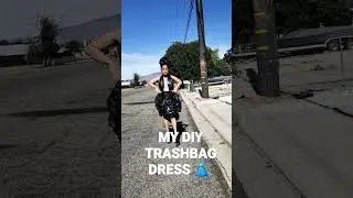 MY DIY TRASHBAG DRESS 👗 &hearts;️
