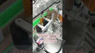 Automatic One Label for Three Sides Labeling Machine1