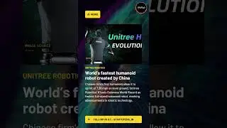 Unitree H1 Evolution V3.0:🤖 World&rsquo;s fastest humanoid robot created by China ⛩️@StartupERA_IN