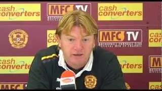Stuart McCall & Tom Hateley pre Dundee (Sept 2012)