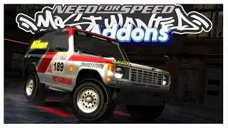 Mitsubishi PAJERO Rally Raid Car (1985) &bull; Addons Cars Gameplay &bull; NFS Most Wanted 2005 PC