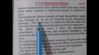 The Spenserian Stanza