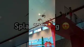 Ready for indoor splash diving? 😍🥰 #fun #splashdiving #backflip #frontflip