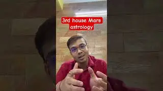3rd house Mars astrology #astrology #mangal #shorts