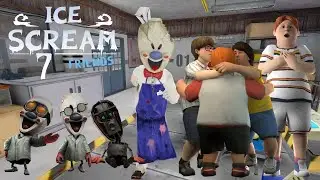 Ice Scream 7 Full Gameplay (Can We Save Lis From Rod's Factory).