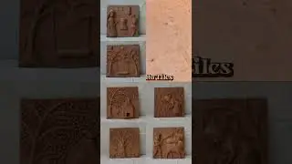 Stunning Terracotta Tiles by Dinesh Molela! Learn Easy Terracotta Tile Making! Terracotta Clay Art!