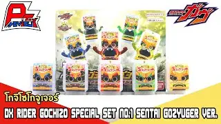 รีวิวโกจิโซโกจูเจอร์ DX Rider Gochizo Special Set No.1 Sentai Gozyuger ver. ~ Kamen Rider Gavv