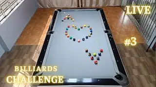 #3 | A♥ Pool Challenge With 36 Balls | Live