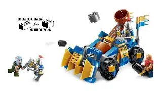 Lego analogue Enlighten Brick 2304 Trebuchet Squad - Lego Speed Build