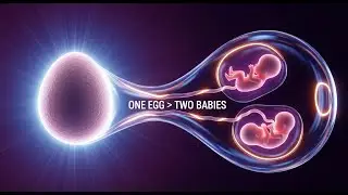 Incredible! Twin Pregnancy Explained in 3D: How One Egg Becomes Two Babies
