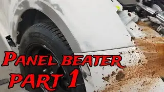 Panel beating PDR techniques Tinsmith work Bodywork Automobile