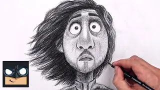 How To Draw Bruno | Encanto Sketch Tutorial (Step by Step)