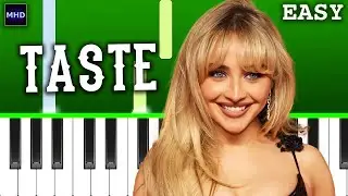 Sabrina Carpenter - Taste - Piano Tutorial
