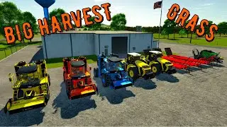 farming Simulator 25 Big Harvest Grass Farm  Timelapse  fs25 gameplay