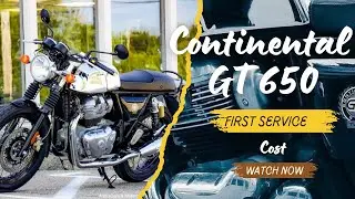 Continental GT 650 First Service | High Cost | #kannadavlogs | @chinnusouravvlogs