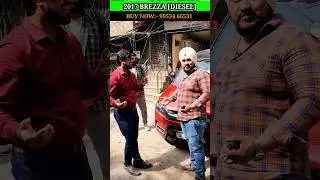 BREZZA DIESEL IN DELHI #brezza #brezzadiesel #brezzafacelift #brezza2022modified #brezza2017