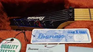 Ibanez RG1550MZ-BK Team J Craft Prestige Maple Fretboard Guitar 2010 Model - Up Close Video Review