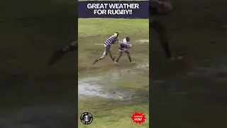 Incredible Rugby Try on a Muddy Pitch