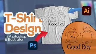 DESIGN A SICK DOG T-SHIRT IN PHOTOSHOP