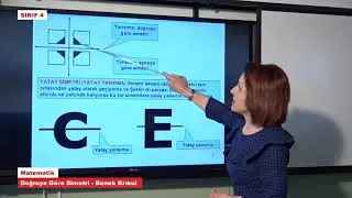 T4975 Matematik Doğruya G&ouml;re Simetri Benek Kırkul