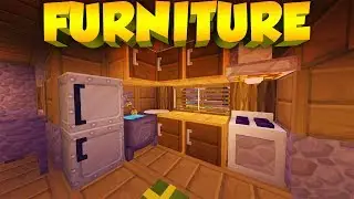 FURNITURE IN MINECRAFT!!! - MrCrayFish's Furniture Mod Spotlight
