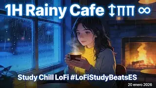 Rainy Cafe LoFi ☕🌧️ 1 HORA study & chill / Caf&eacute; Lluvioso Marathon ☕ 1 Hora Concentraci&oacute;n