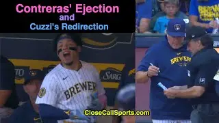 E145 - William Contreras Ejected for Long-Range Brush Off Gesture After Phil Cuzzi Strike Call, DP