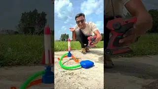 Rc rocket launcher testing | remote control rocket fire