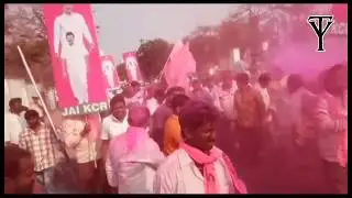 Minister Talasani Srinivas Yadav || TRS RALLY AT CM.CAMP OFFICE ||