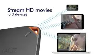 LaCie Fuel  Portable Wireless Storage for iPad&reg;, iPhone&reg;, and Mac&reg;