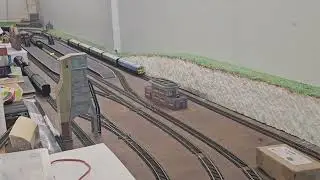 My 00 gauge silver C59 diesel and croydon model railway society club members locos onDec17th25