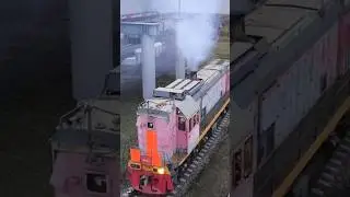 Перегоняемый электропоезд ЭД4М-0297 с ЭК ВНИИЖТ и запуск двигателя тепловоза ТЭМ18ДМ-512 в Москве