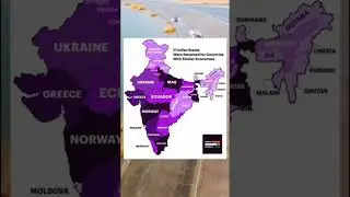 If Indian states were renamed with countries with similar economy #shorts #map #ytshorts