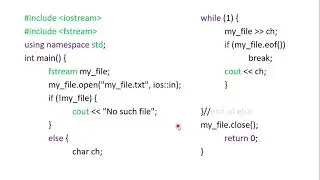 unit 6 part 2 File read   write operation-C++