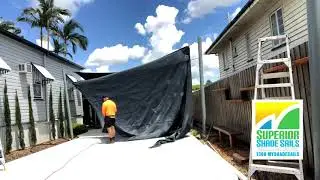 DUAL CARPORT SHADE SAIL - EAST IPSWICH