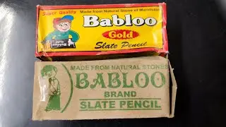 Unboxing 📦 of same brand of slate pencil || Soft wet cleaning video of slate pencil || #asmr
