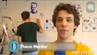 Kunstwerk als herinnering aan eindexamenleerlingen