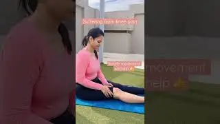Knee contraction #yogarimaa #beginnersyoga #yoga #youtube #viral #health #flexibility #kneepain #you