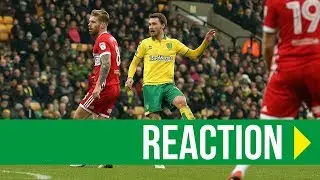 Norwich City 1-0 Middlesbrough: Tom Trybull Reaction