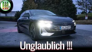 Audi S6 e-tron Avant Night Review 🌙 Ambient Light, Matrix LED & High Beam Assist Test
