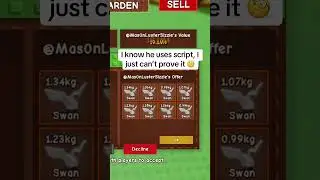 TRADING MY DISCO BEE TO A HACKER ⁉️ #growagarden #gag #roblox