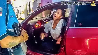 Mechanic Caught in Stolen Car Causes Chaos During Her Arrest