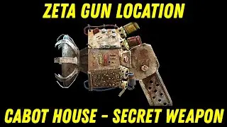 Zeta Gun Location - Cabot House (Weapon Walkthrough) | Fallout 4